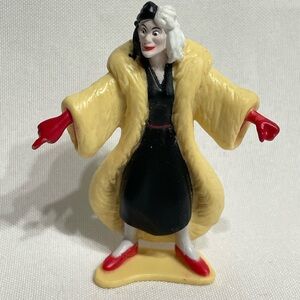 VINTAGE 2.75” Disney 101 Dalmatians Cruella DeVille Villains Great Condition